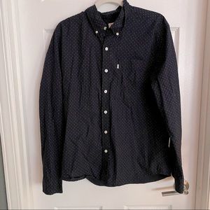 Men’s Levi’s Polkq Dot Button Up Shirt